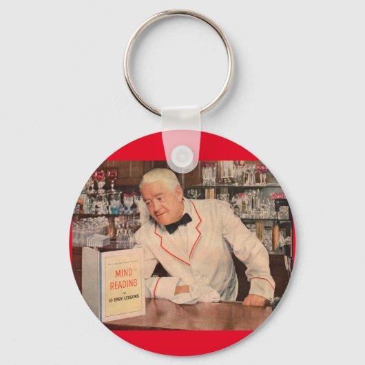 geesteslezing in de bar sleutelhanger (Voorkant)