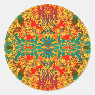 geestesstempel ronde sticker