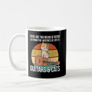 Geestige Gitarist Zegt Kattenbezitter Gitarist Ik Koffiemok