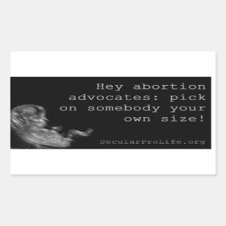 Geestige pro-life sticker