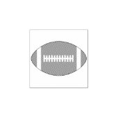 Geëtst football 	rubberstempel (Afrduk)