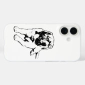 Geeuwreflex – minimaal gewas Case-Mate iPhone case (Achterkant (horizontaal))