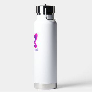 Geëvolueerde meisjeswaterfles waterfles