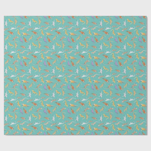 Geëxpandeerd Dragon Scatter Pattern Transparent Cadeaupapier (Vlak)