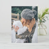 Geëxpandeerde vredesoverlay feestdagenkaart (Staand voorkant)