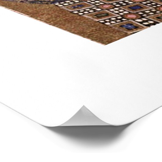 Geëxtreerd door Byzantine Mosaïst Poster (Hoek)