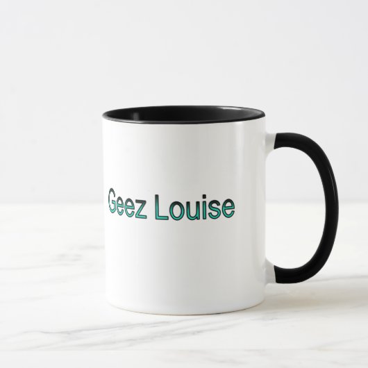 Geez tasse de Louise avec le titre (Droite)