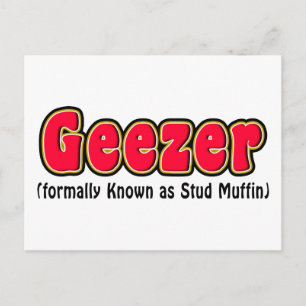 Geezer of Stud Muffin Grandpa Post Cards Briefkaart