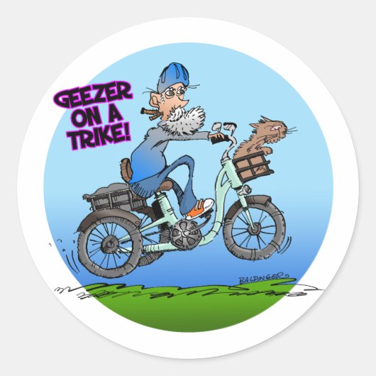Geezer Sur Un Sticker Trike (Devant)