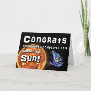 "Gefacteerde vis op een andere voltooide reis" Bir Bedankkaart