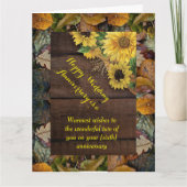 Gefaseerd Wenskaart bruiloft Kaart (Voorkant)