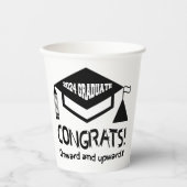 Gefeliciteerd, 2024 Afstuderen! Papieren Bekers (Voorkant)