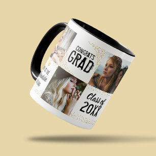 Gefeliciteerd 2025 Afstuderen Foto Gift Mok