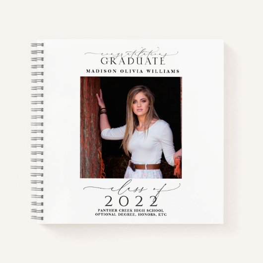Gefeliciteerd 2 Foto Afstuderen Keepomwille Guest Notitieboek (Voorkant)