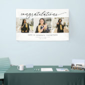 Gefeliciteerd 3 Foto Afstuderen Spandoek (Beurs)