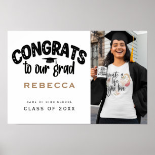 Gefeliciteerd aan onze afgestudeerde Foto Naam Afg Poster