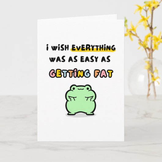 Gefeliciteerd | Aangepaste boodschap Grappige Cute Kaart (Gele Bloem)