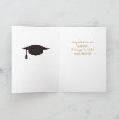 Gefeliciteerd aangepaste diploma kaart (Binnen)