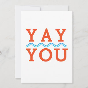Gefeliciteerd, aanmoediging Notecard Briefkaart