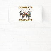 Gefeliciteerd Afgestudeerde 2x1 Vinyl Banner (Insitu)