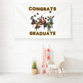 Gefeliciteerd Afgestudeerde 6x10 Vinyl Banner (Insitu)