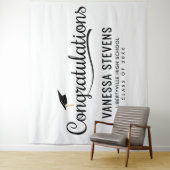 Gefeliciteerd Afgestudeerde Afstuderen Wandkleed (In situ)