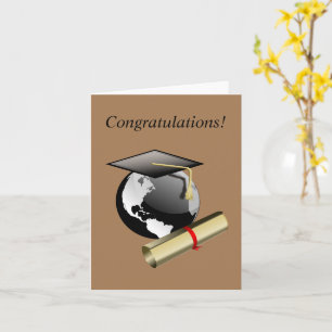 Gefeliciteerd Afgestudeerde Kaart