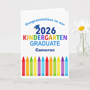 Gefeliciteerd afgestudeerde kleuterschool Aanpasba Kaart
