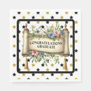 Gefeliciteerd Afgestudeerde Servet