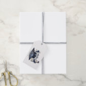 Gefeliciteerd, afstudeercap en diploma Afstuderen Cadeaulabel (Met Touw)