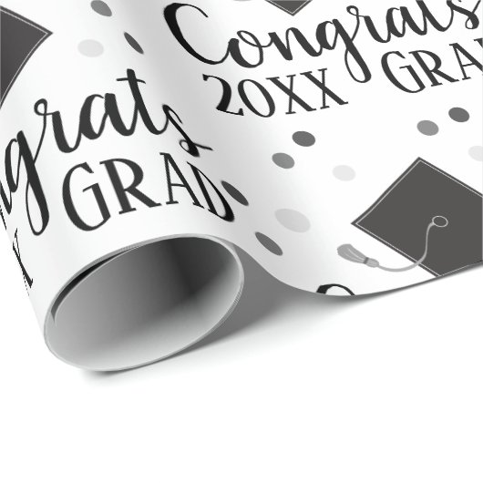 Gefeliciteerd Afstudeerder 2024 inpakpapier (Rol Hoek)
