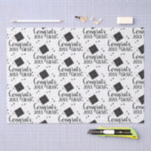 Gefeliciteerd Afstudeerder 2024 inpakpapier Tissuepapier (Craft)