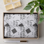 Gefeliciteerd Afstudeerder 2024 inpakpapier Tissuepapier (Geschenk)