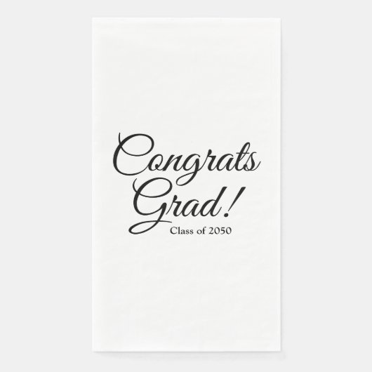 Gefeliciteerd afstudeerder aangepaste script klass servet (Voorkant)