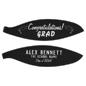 Gefeliciteerd Afstudeerder Black en White Afstuder Basketbal (Panelen)