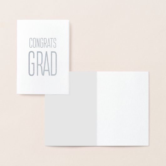 Gefeliciteerd Afstudeerder Folie Kaart (Display)