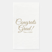 Gefeliciteerd afstudeerder gouden script klasse ja servet (Voorkant)