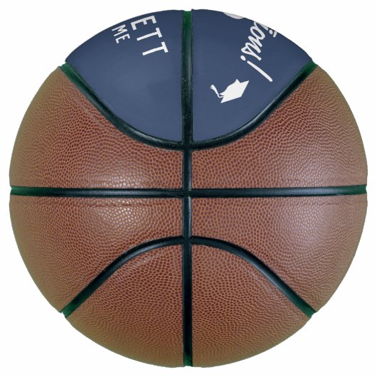 Gefeliciteerd Afstudeerder Graduation Cap Basketbal (Rechts)