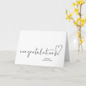 Gefeliciteerd Afstudeerder High School College Afs Kaart (Gele Bloem)