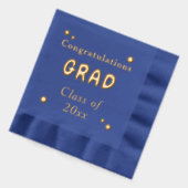 Gefeliciteerd Afstudeerder Klasse van het Jaar Folie Servetten (Links)