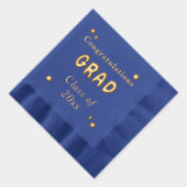 Gefeliciteerd Afstudeerder Klasse van het Jaar Folie Servetten (Rechts)