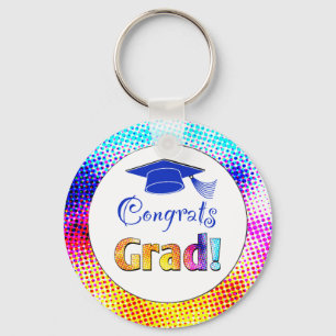 Gefeliciteerd Afstudeerder kleuren, Fun Sleutelhanger