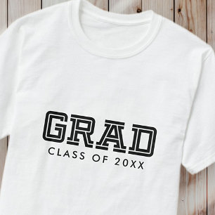 Gefeliciteerd Afstudeerder Moderne Simple Preppy F T-shirt