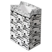 Gefeliciteerd afstudeerder pet medium cadeauzakje (Voorkant Gekanteld)