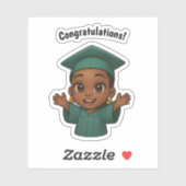 Gefeliciteerd Afstudeerder Sticker (Vel)