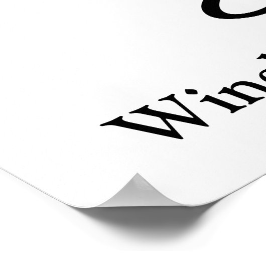 Gefeliciteerd Afstudeerder wit zwart aangepaste sc Poster (Hoek)