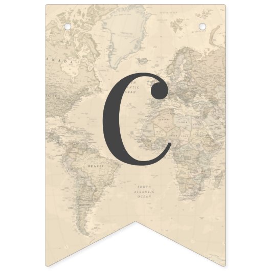 Gefeliciteerd Afstudeerder World Travel Adventure  Vlaggetjes (Tweede vlag)