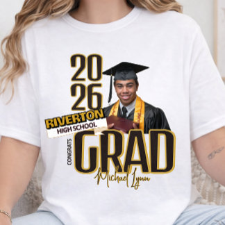 Gefeliciteerd afstudeerklas van 2028 aangepaste fo t-shirt