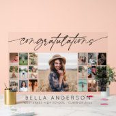 Gefeliciteerd Afstudeerscript Foto Collage Acryl Bord (Huwelijk)