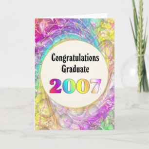 Gefeliciteerd Afstuderen 2007 Kaart